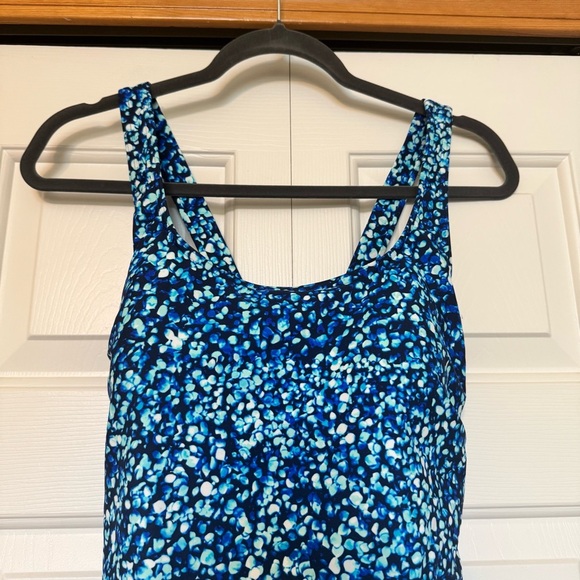 lands end tugless x back one piece swimsuit NWT - Picture 3 of 10